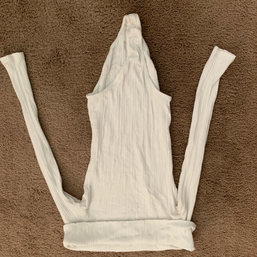White forever 21 bodysuit